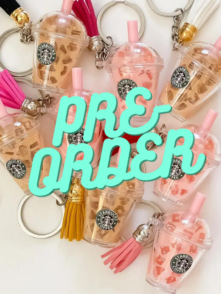 Mini Coffee Keychain-Starbucks Drink Inspired