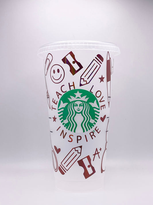 Teacher Appreciation Starbucks Cold Cup
